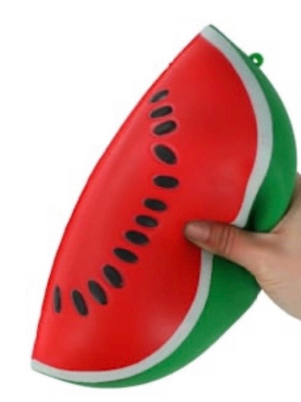 NEW RARE VIRAL Watermelon Slice Squishy Toy - Red & Green Jumbo Extra Large 🍉